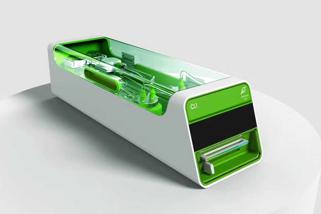 https://static0.xdaimages.com/wordpress/wp-content/uploads/2025/03/biological-computer-cortical-labs-cl1.jpg - Cortical Labs CL1 closed life-support system with nutrient pumps and nutrient fluid circulation