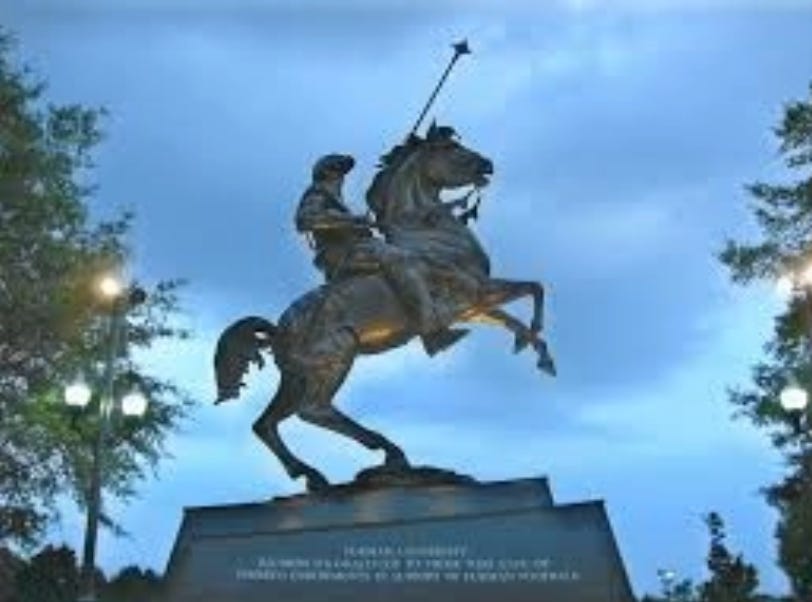 Furman: Dear President Davis