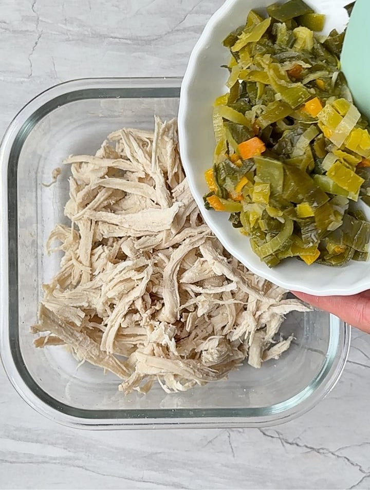 Paté de pollo con ajoporro