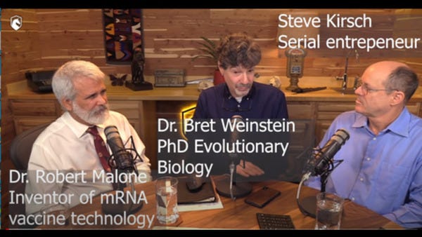 Spike protein is very dangerous Its cytotoxic Dr.Robert Malone, Prof.Steve Kirsch, Dr.Bret Weinstein