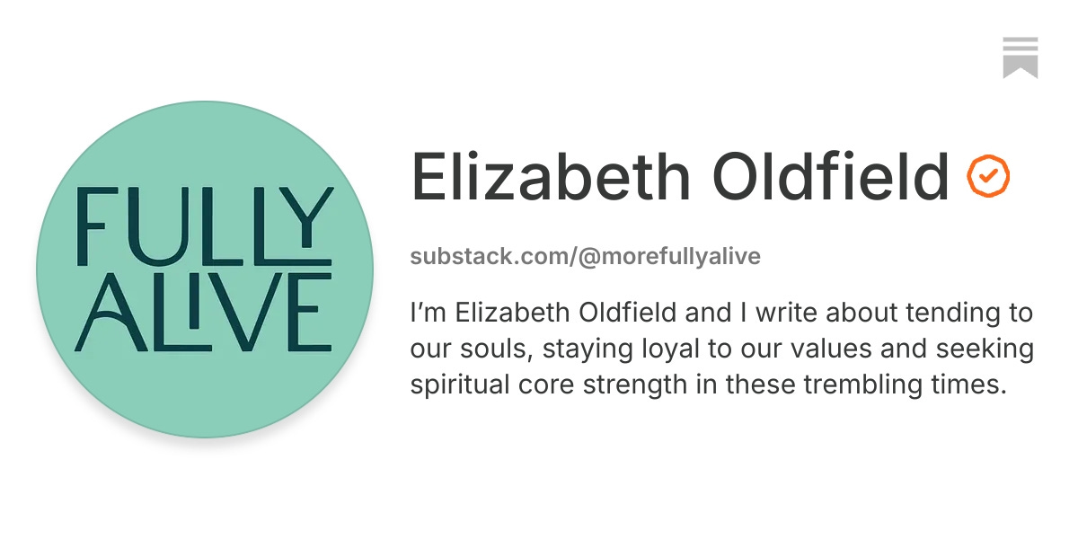 Elizabeth Oldfield | Substack