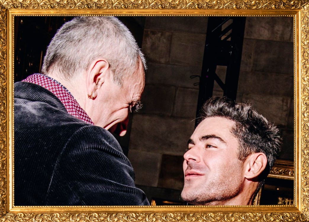 Zac Efron and Daniel Day-Lewis.