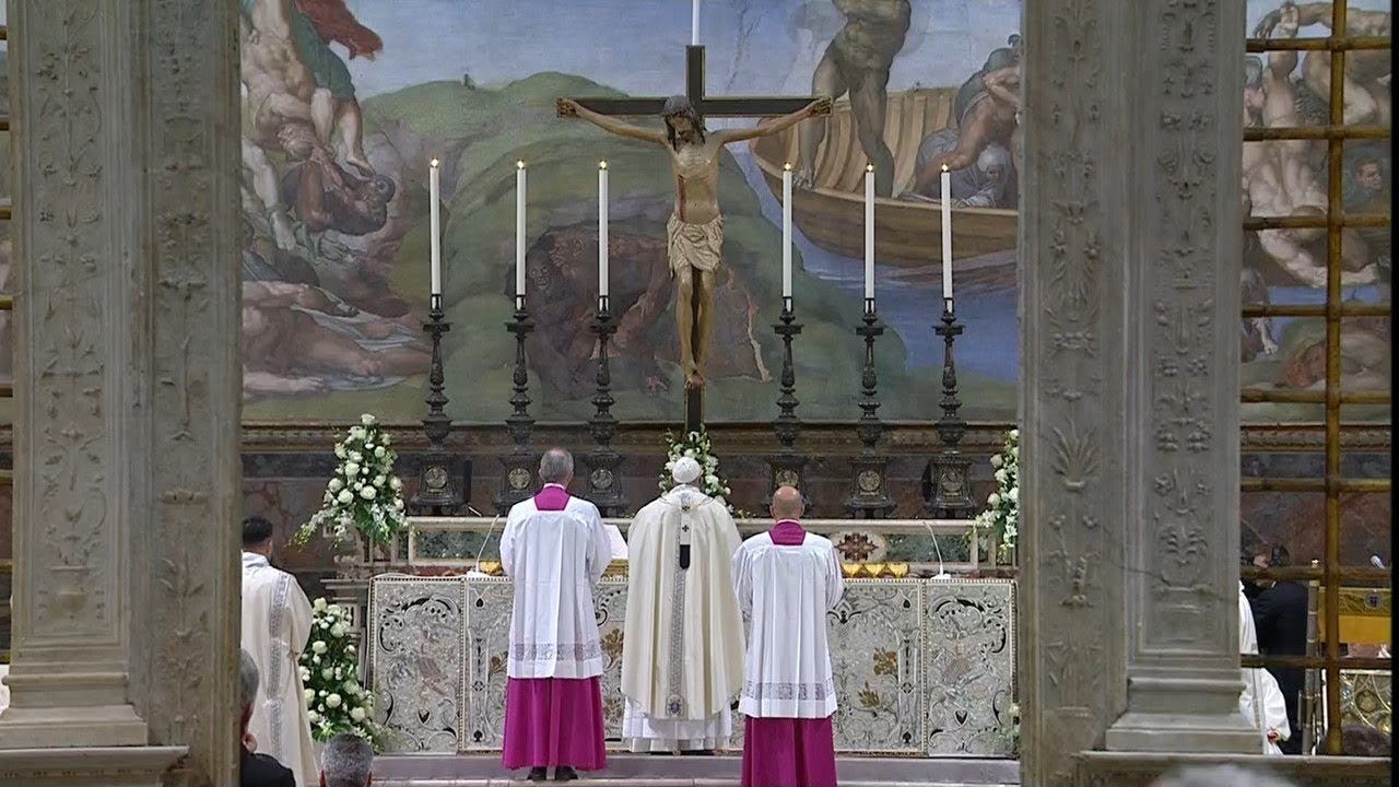 Holy Mass with Pope Francis on the Feast of the Baptism of the Lord 13  January 2019 HD
