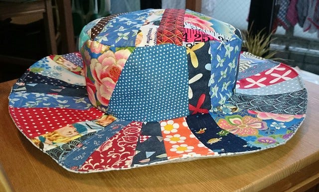 patchwork sunhat patchwork sunhat