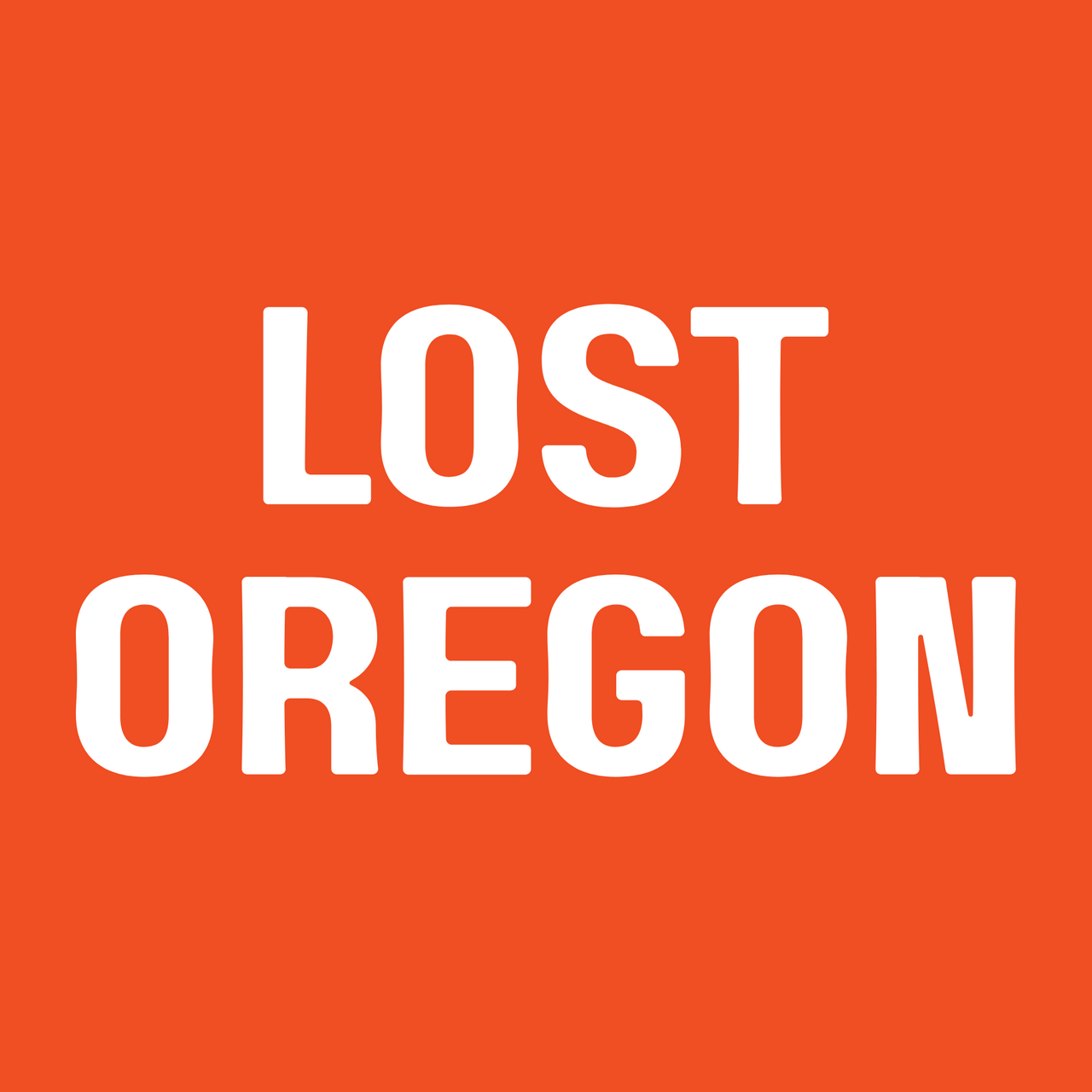 Lost Oregon logo