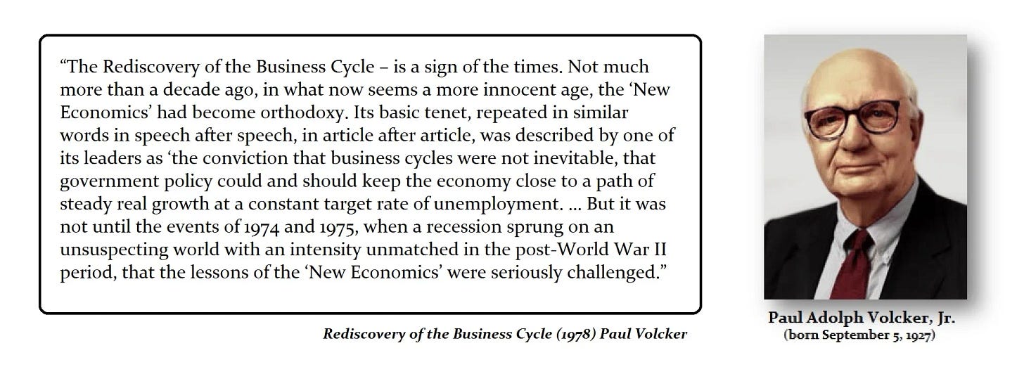 Volcker Rediscovery