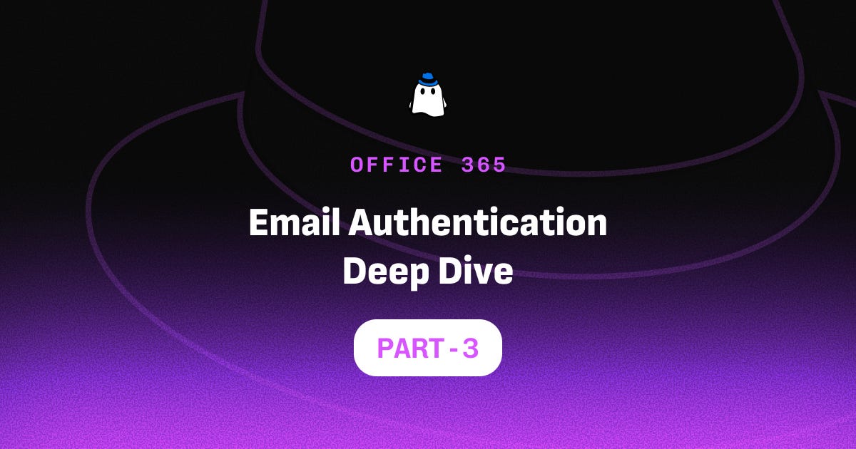Microsoft Defender for Office 365 Part 3: Email Authentication Deep Dive