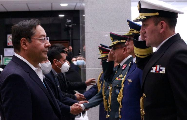 Luis Arce nombra una nueva cúpula militar en Bolivia | DIARIO DE CUBA