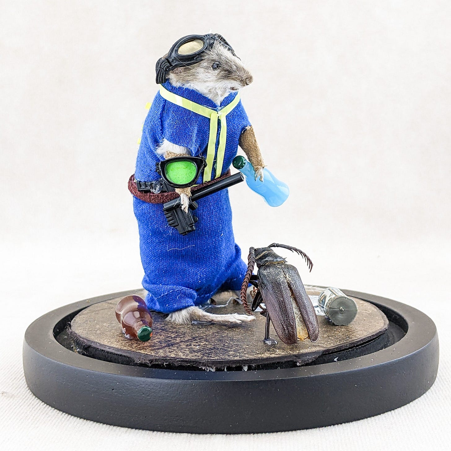 Nuclear Apocalypse Mouse Display Taxidermy Curiosities Oddities Specimen fallout gamer gaggift video games funny decor man cave humor Nuclear Apocalypse Mouse Display Taxidermy Curiosities Oddities Specimen fallout gamer gaggift video games funny decor man cave humor