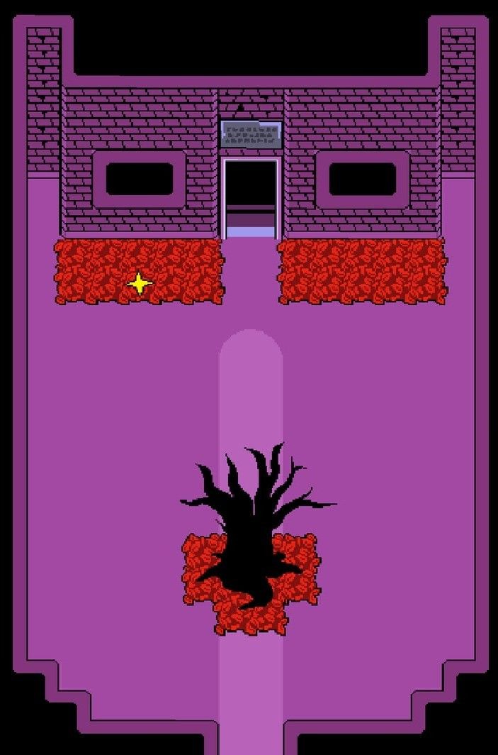 This may contain: an old computer game with a tree in the middle