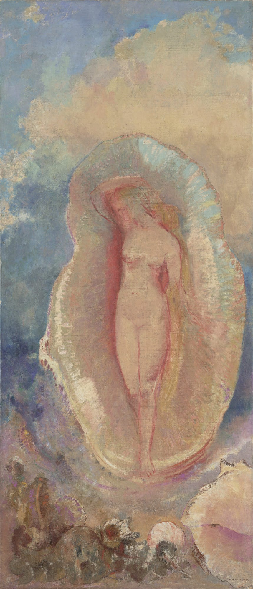 Odilon Redon. The Birth of Venus. c. 1912 | MoMA