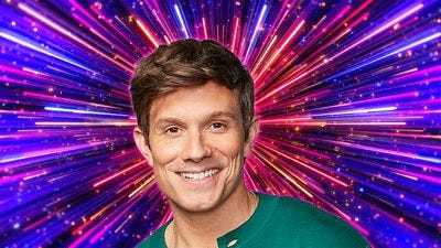 Headshot of Will Best in front of branding for Strictly Come Dancing 2026. Headshot of Will Best in front of branding for Strictly Come Dancing 2026.