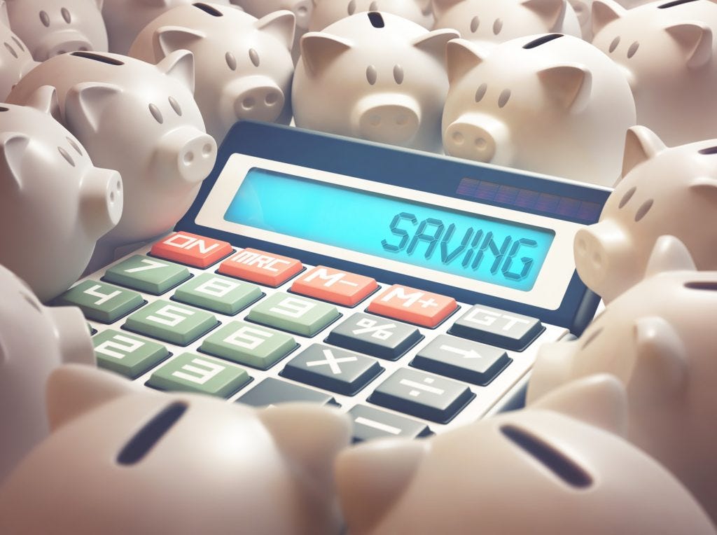 Piggy Bank Saving Calculator Piggy Bank Saving Calculator