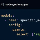 Managing access permissions with Grants