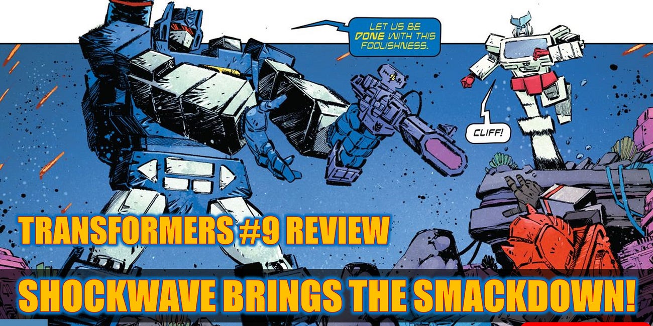 Tie for Pick of the Week: Transformers #9