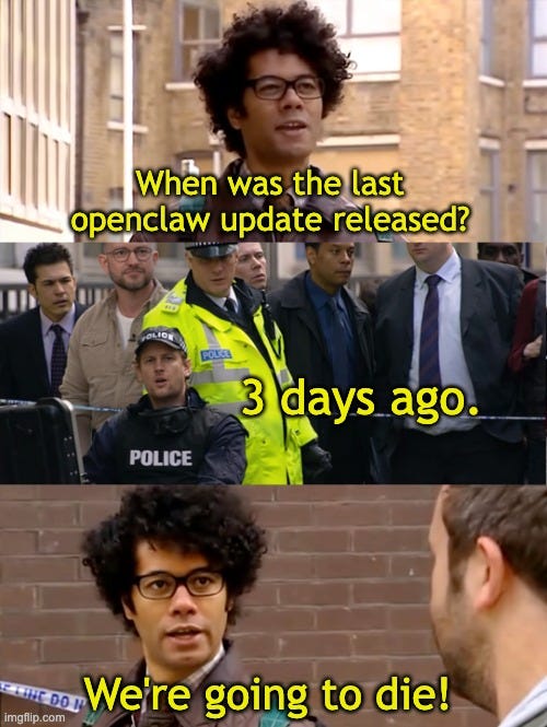 It's over, we had a good run. Thank you, @openclaw