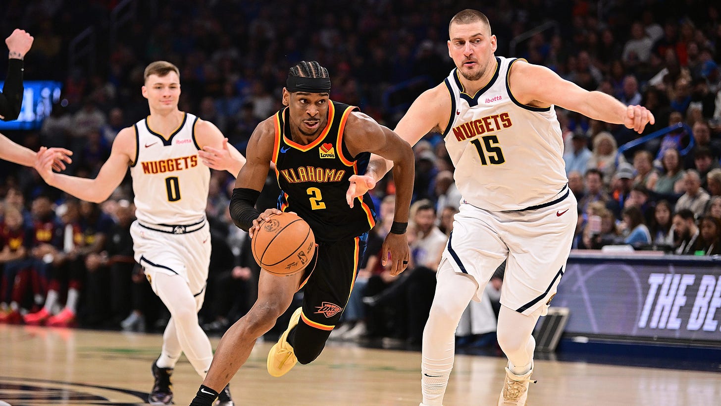 Thunder-Nuggets NBA playoff schedule: Dates, times, TV for Round 2