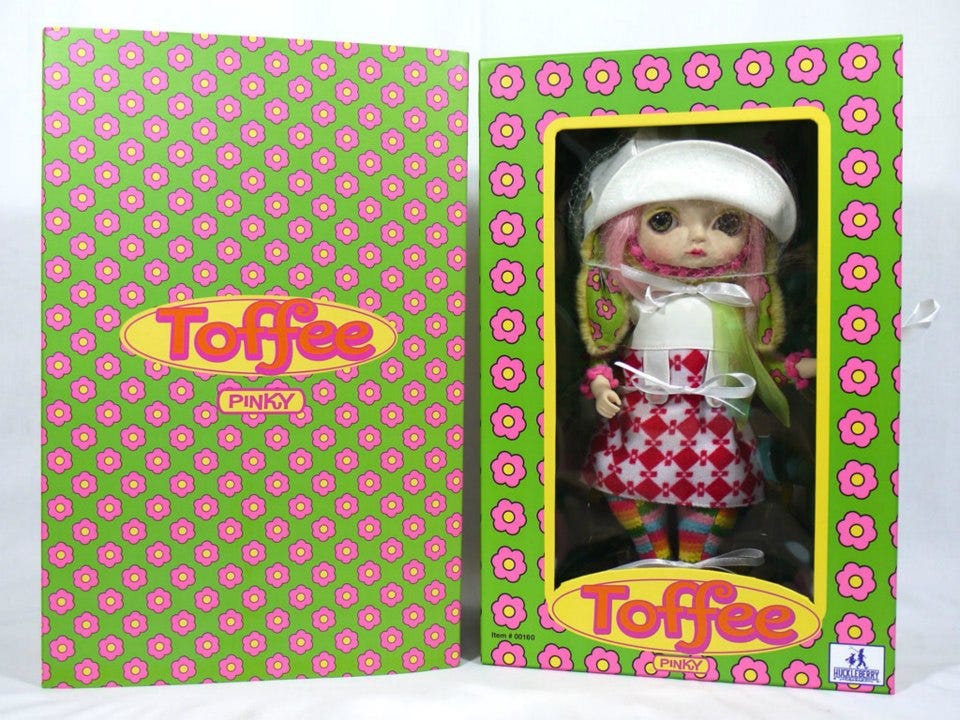 非売品 限定 福寿DOLL Toffee Pinky トフィー ピンキー Toffee Dolls Series Huckleberry Doll 0 Toys | DOLL - Brooke Ashley
