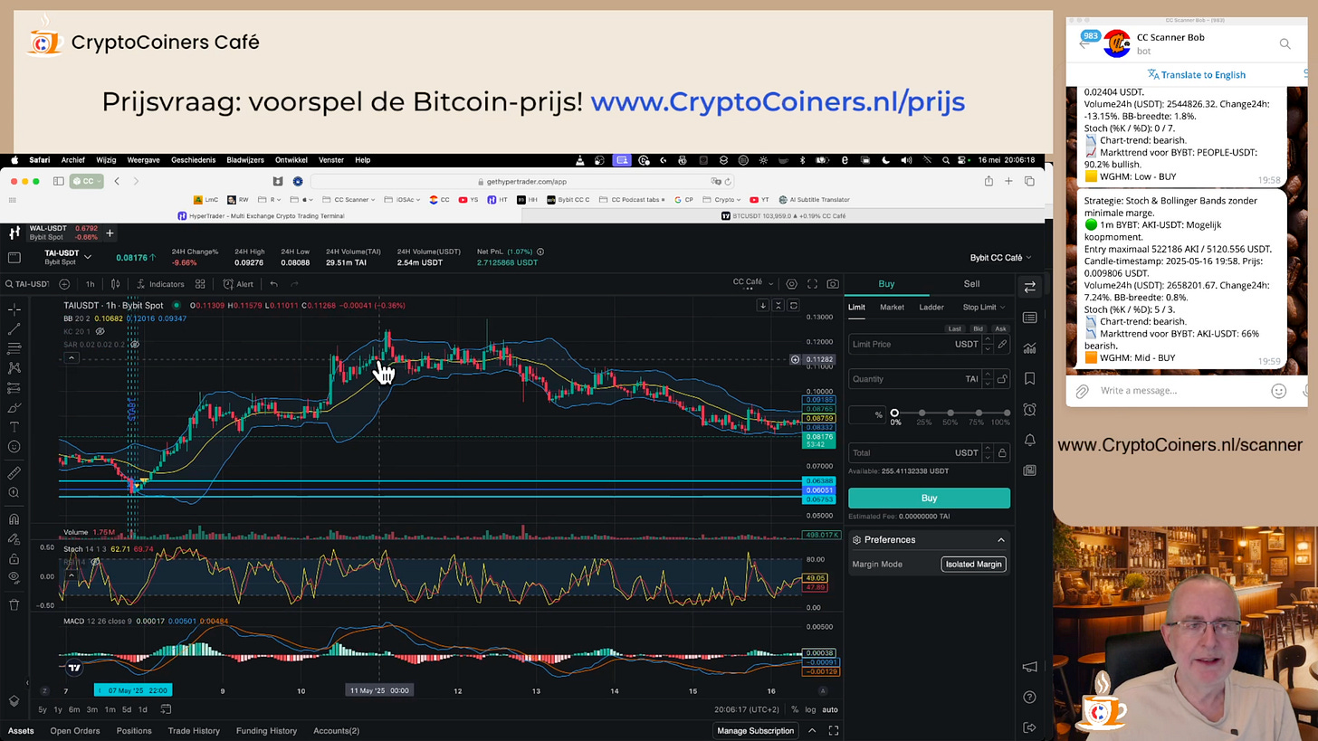 Vragen uit het CryptoCoiners Café: 16 mei 2025