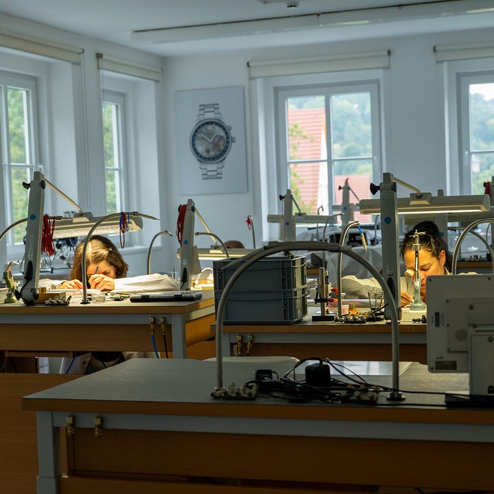 Nomos glashutte manufacture tour