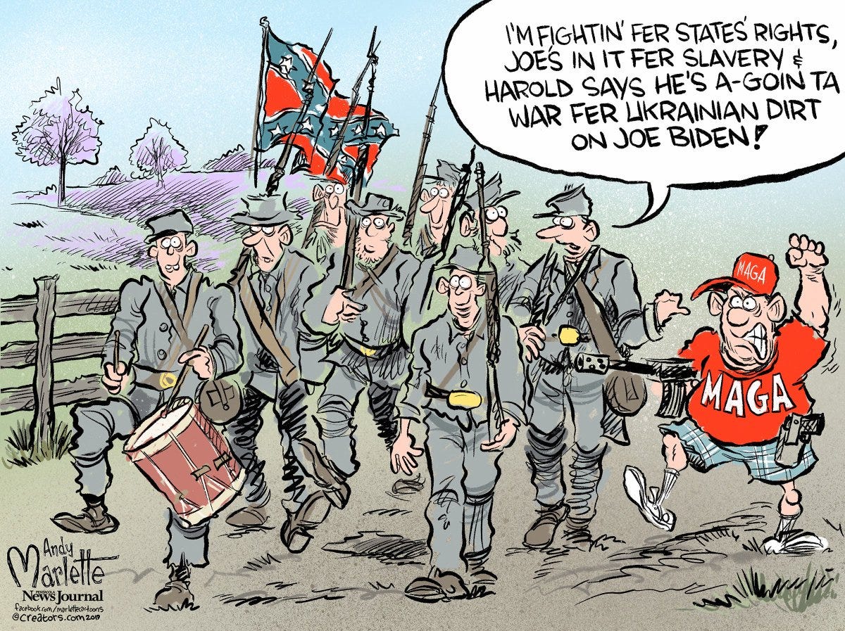 Andy Marlette på X: «New cartoon: A #MAGA Civil War?  https://t.co/vEyV3J3vpX» / X