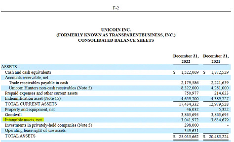 Classification of Digital Assets in Form 10-K of Coinbase, Marathon Digital, Unicoin, Riot Platforms, Ault Alliance, Inc., Core Scientific, Inc., BTCS, Inc.