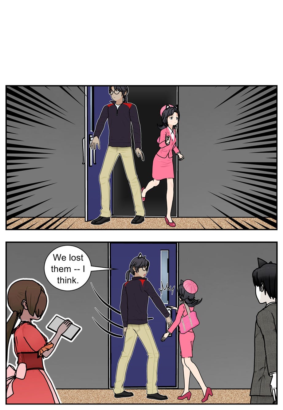 We lost them — I think.