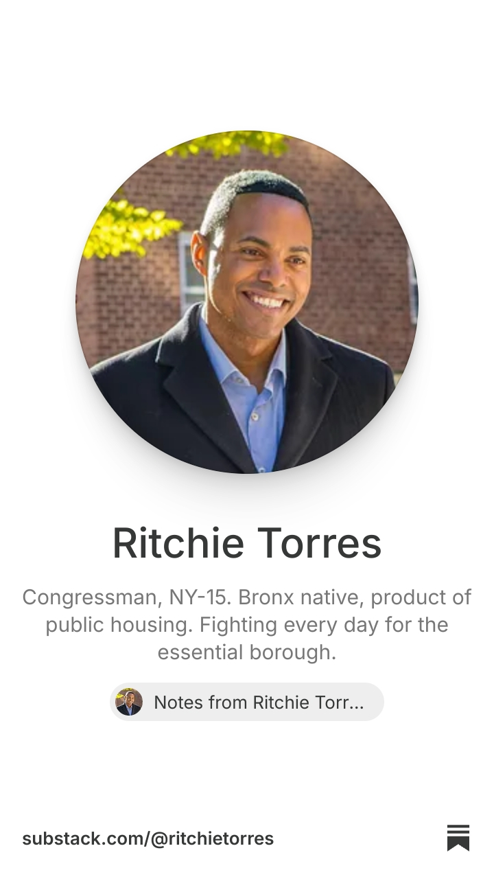 Ritchie Torres | Substack