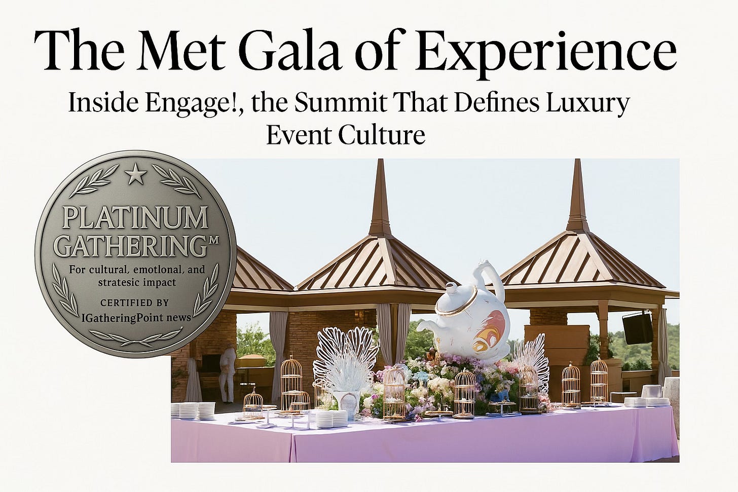 The Met Gala of Experience: Inside Engage!, the Summit That Defines Luxury Event Culture