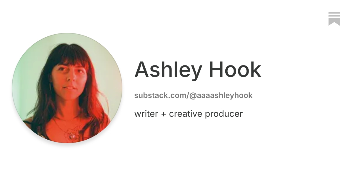 Ashley Hook | Substack