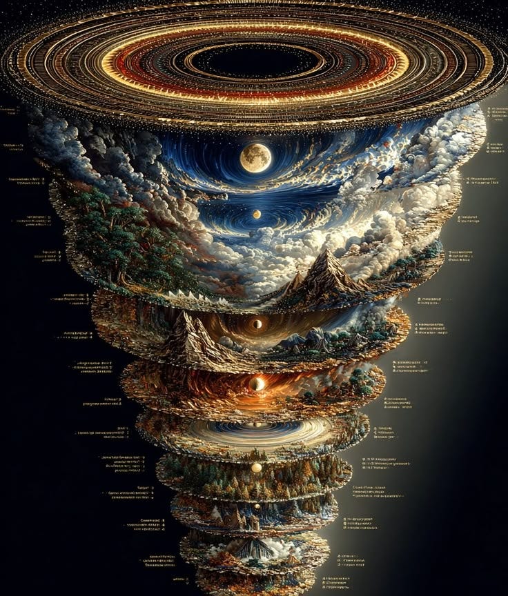 This may contain: an image of the earth's layers and its surrounding features are shown in this poster This may contain: an image of the earth's layers and its surrounding features are shown in this poster