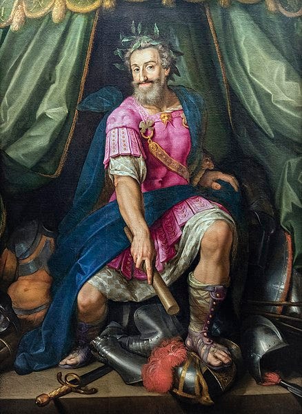 Fichier:Musée national du Château de Pau - Portait d'Henri IV en Mars - Ambroise Dubois P 81 20 1.jpg