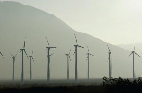wind turbines