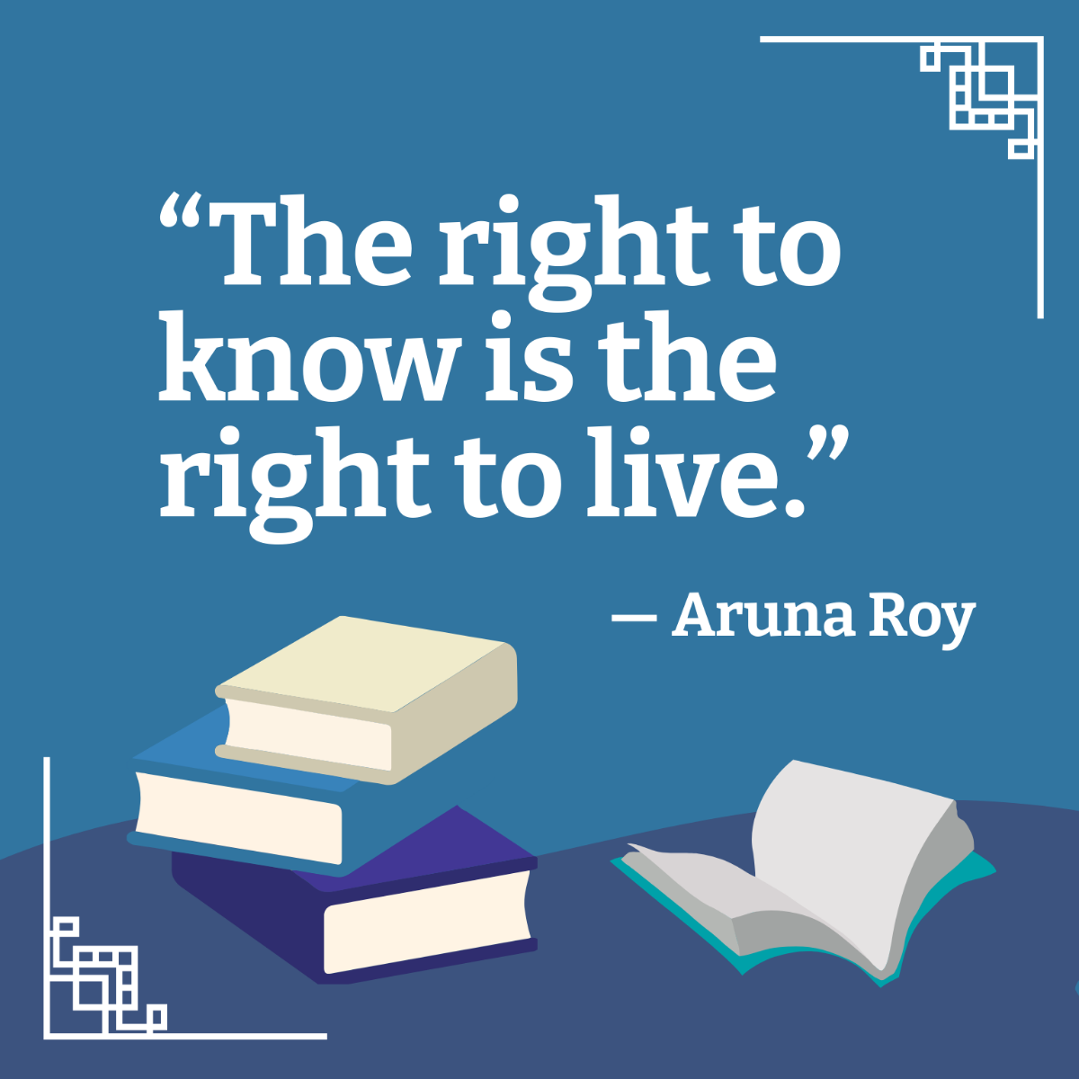 Freedom of Information Day Quote Vector Template