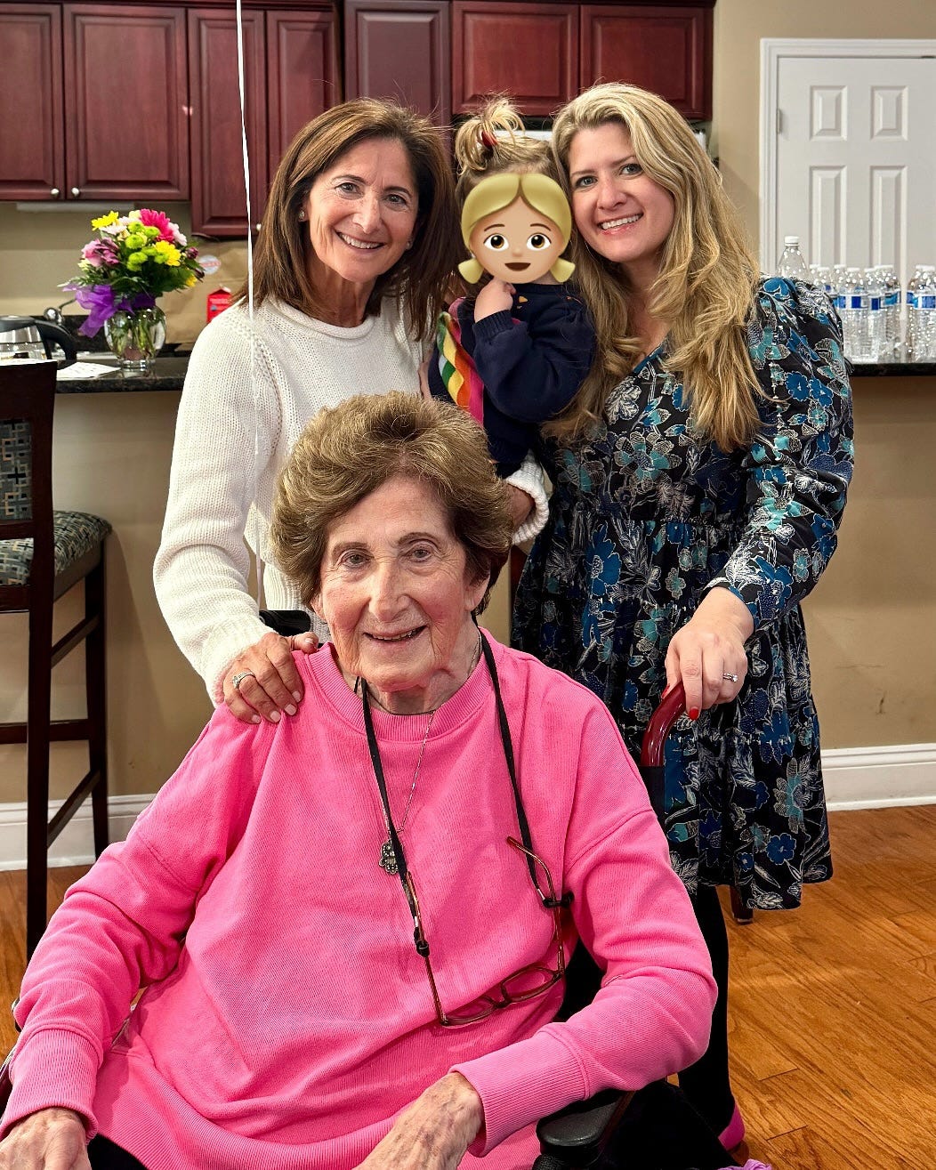 Amy, her daughter, her mom, and her Bubbe.