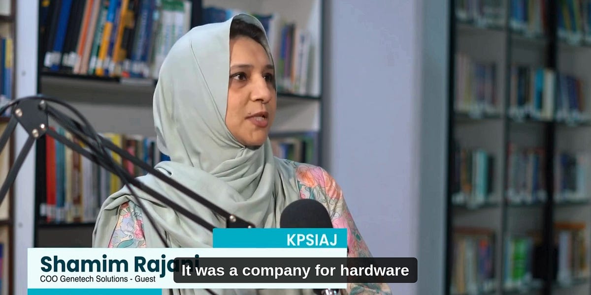 From a Small Gig to a Business in Tech - by Shamim Rajani