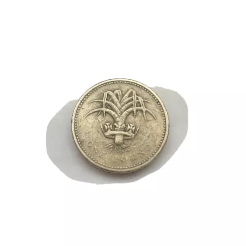 Collectible British £1 Coin The Wales Leek 1985 - Picture 1 of 3