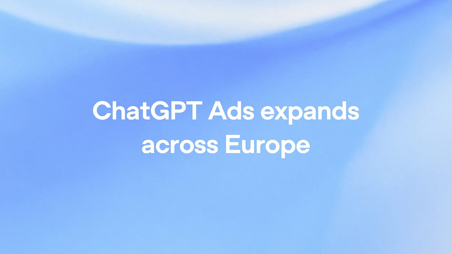 ChatGPT bringt ab 24. August Werbung nach Deutschland, Österreich und in die Schweiz ChatGPT bringt ab 24. August Werbung nach Deutschland, Österreich und in die Schweiz
