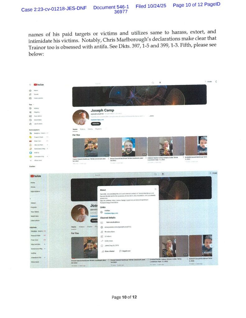 Danesh Dishonest Affidavit 10