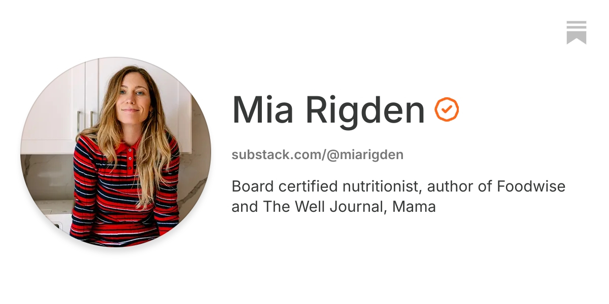 Mia Rigden | Substack