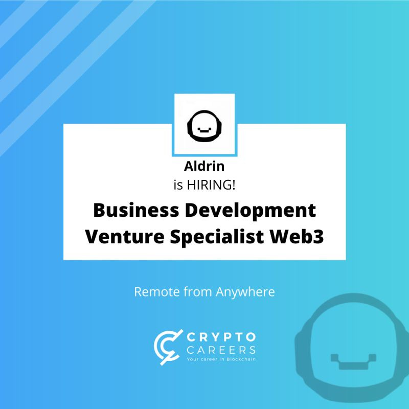 text and logo over a dual colored background
