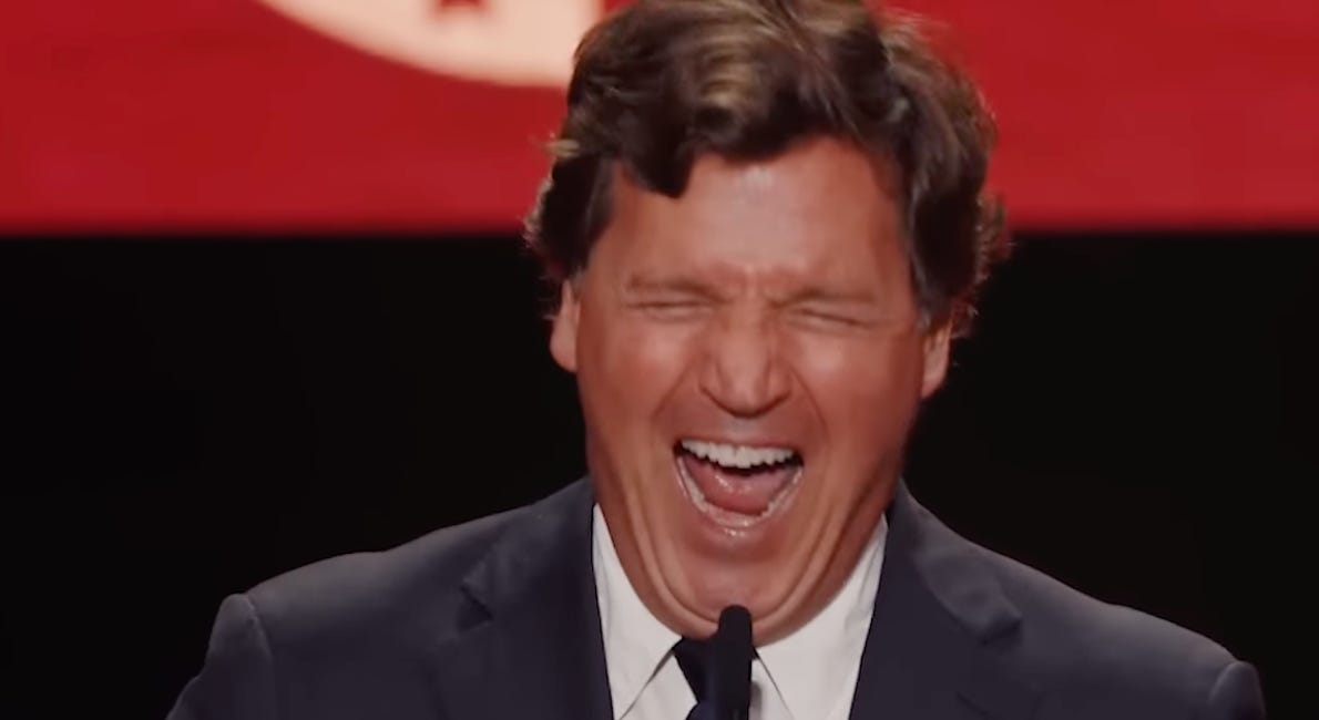 Don't Panic: How We Can Know Demons Now Control Tucker Carlson