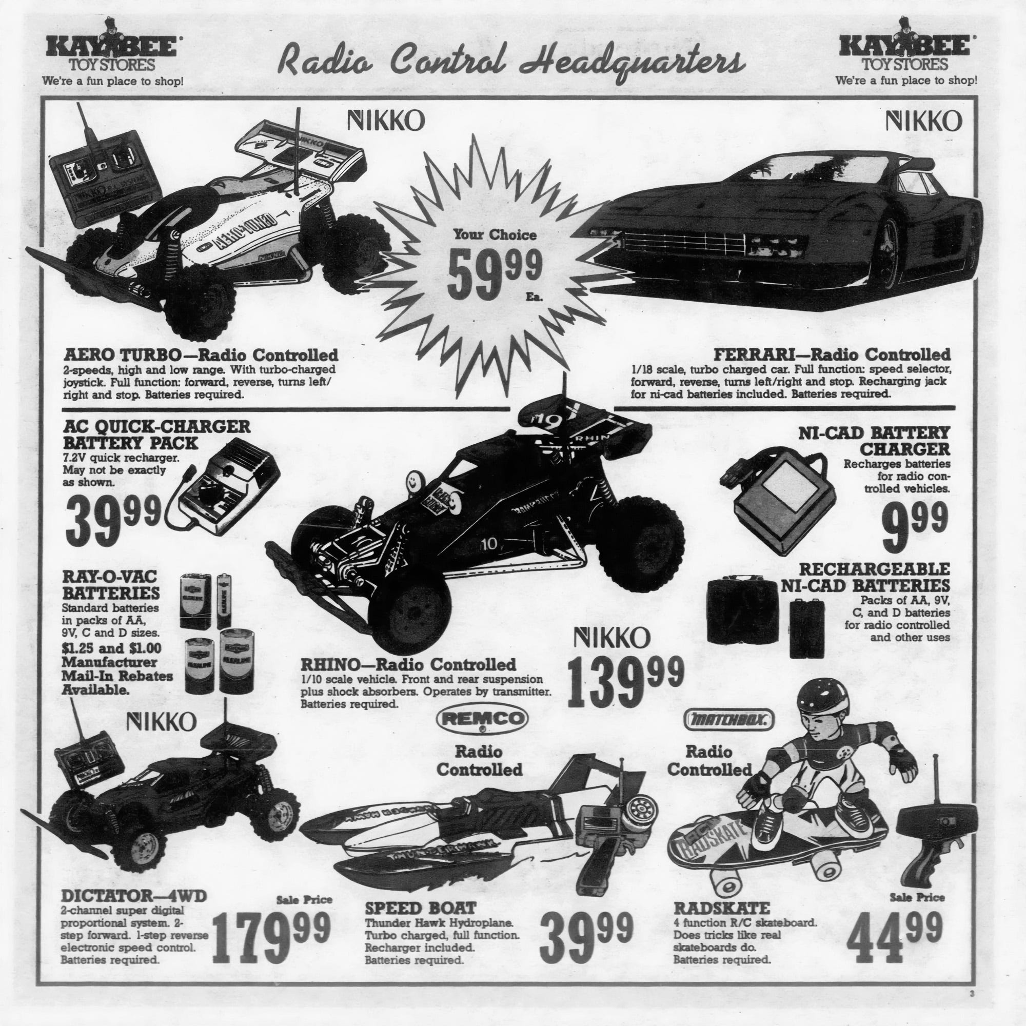 Kay-Bee Toy Stores' 1987 Christmas in October