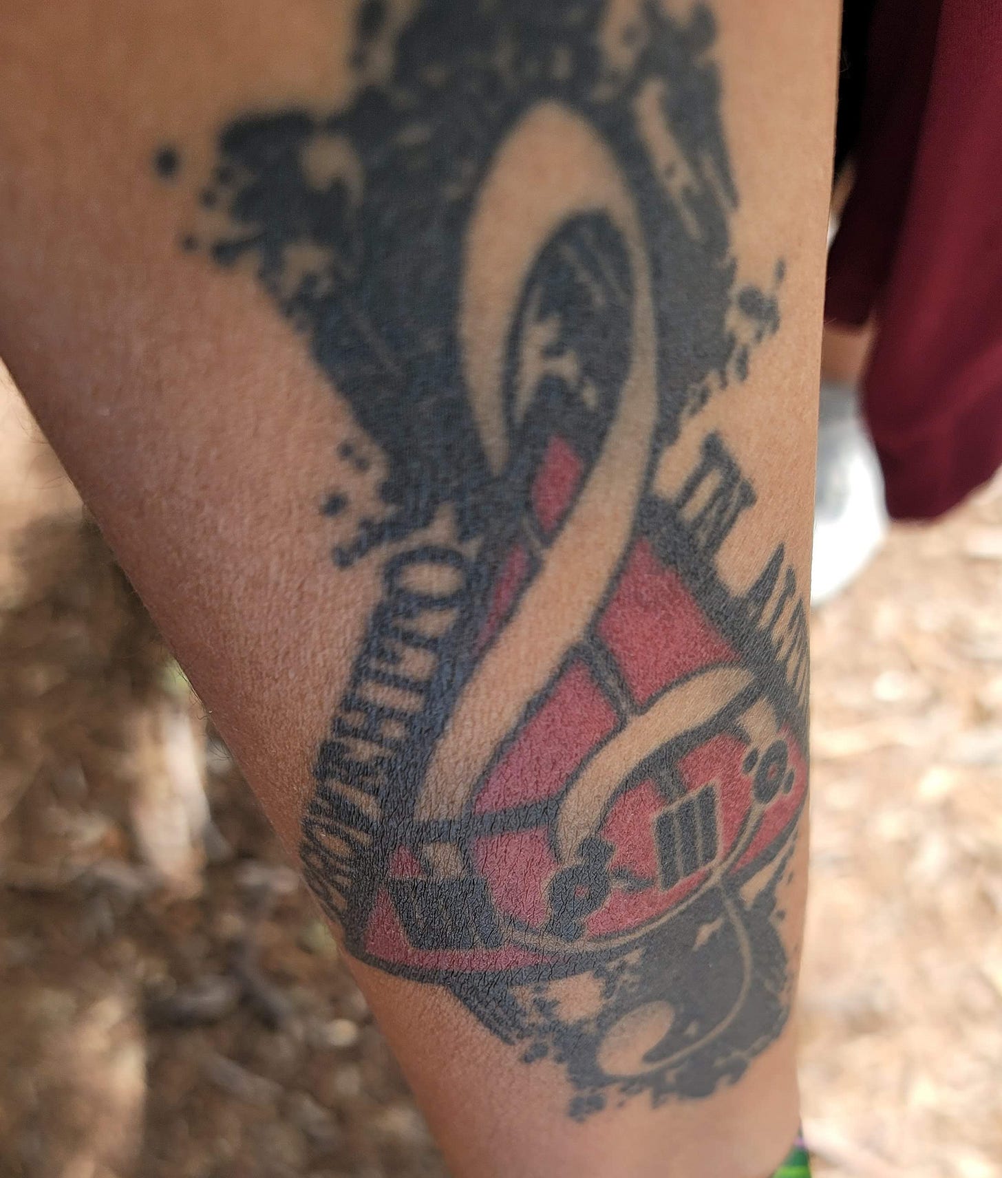 Photo of the author's thirty seconds to mars tattoo