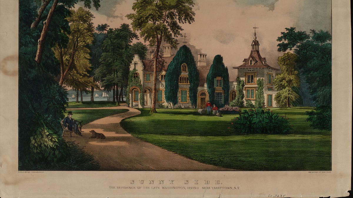 Old House Living: Six degrees of separation -- Washington Irving