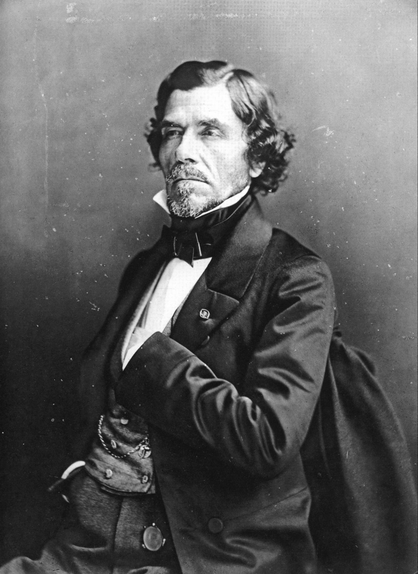 Eugène Delacroix, photographed by Nadar.