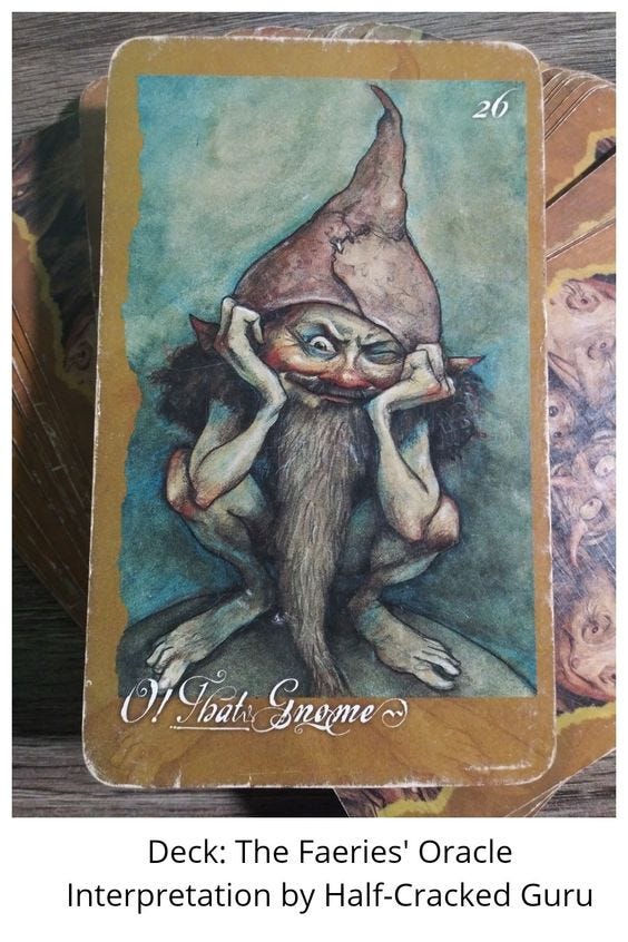 A Message from the Universe ~ O! That Gnome! The Faeries' Oracle Card A Message from the Universe ~ O! That Gnome! The Faeries' Oracle Card