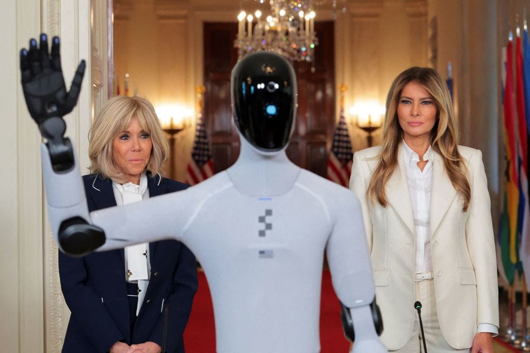 Melania Trump brings an AI-powered robot to the White House — and says ...