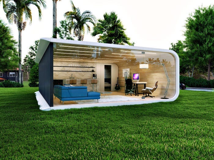 Photos: Rentable 3D Printed Homes Made of Recycled Plastic Coming to California Photos: Rentable 3D Printed Homes Made of Recycled Plastic Coming to California