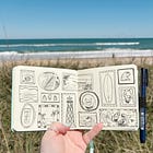 222 Seashells Later... the Sketchbook is Full!